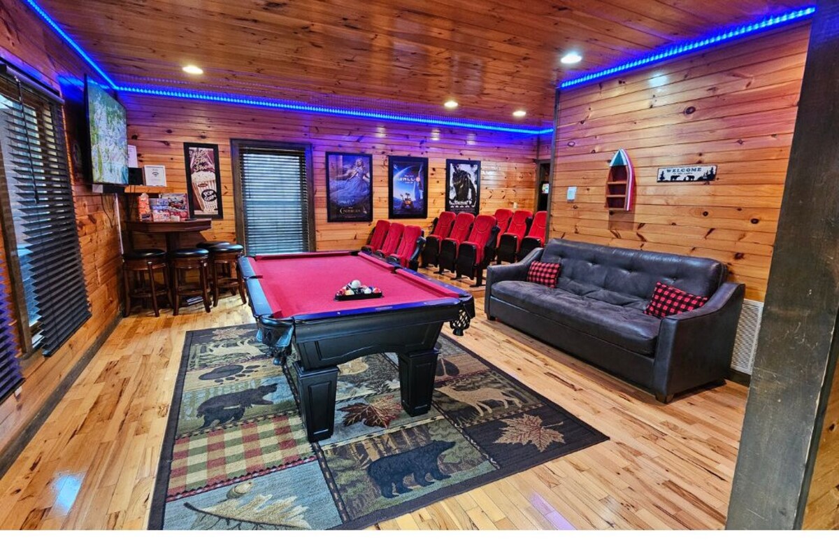 Photo 41 of Perfect for Large Families • 5BR Gatlinburg Cabin w/ Game Room, Theater & HotTub