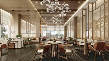 Breakfast, lunch served; international cuisine, al fresco dining