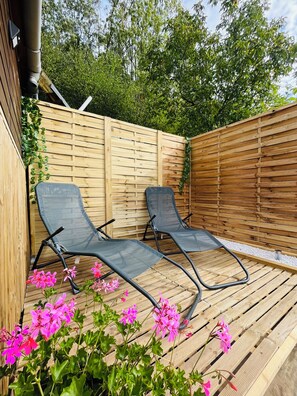 Terrace/patio - Maison mon Ptit Bonheur en Bord de lac (Changey)