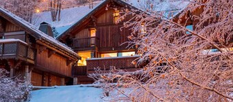 Chalet Clearmount hot tub and sauna in Meribel Centre