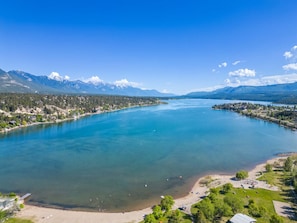 Aerial view - Poolside Pad | Pool/Hot Tub | Mountain Views | Gym (Invermere)