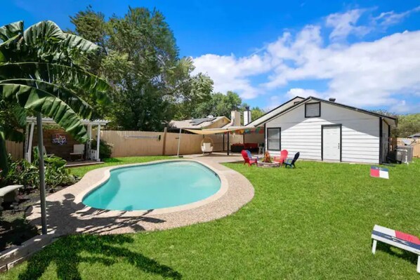 Alberca al aire libre 