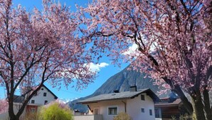 A residential area with houses, a clear sky, and mountains in the background. - Apartment Frieda by Interhome (Landeck)