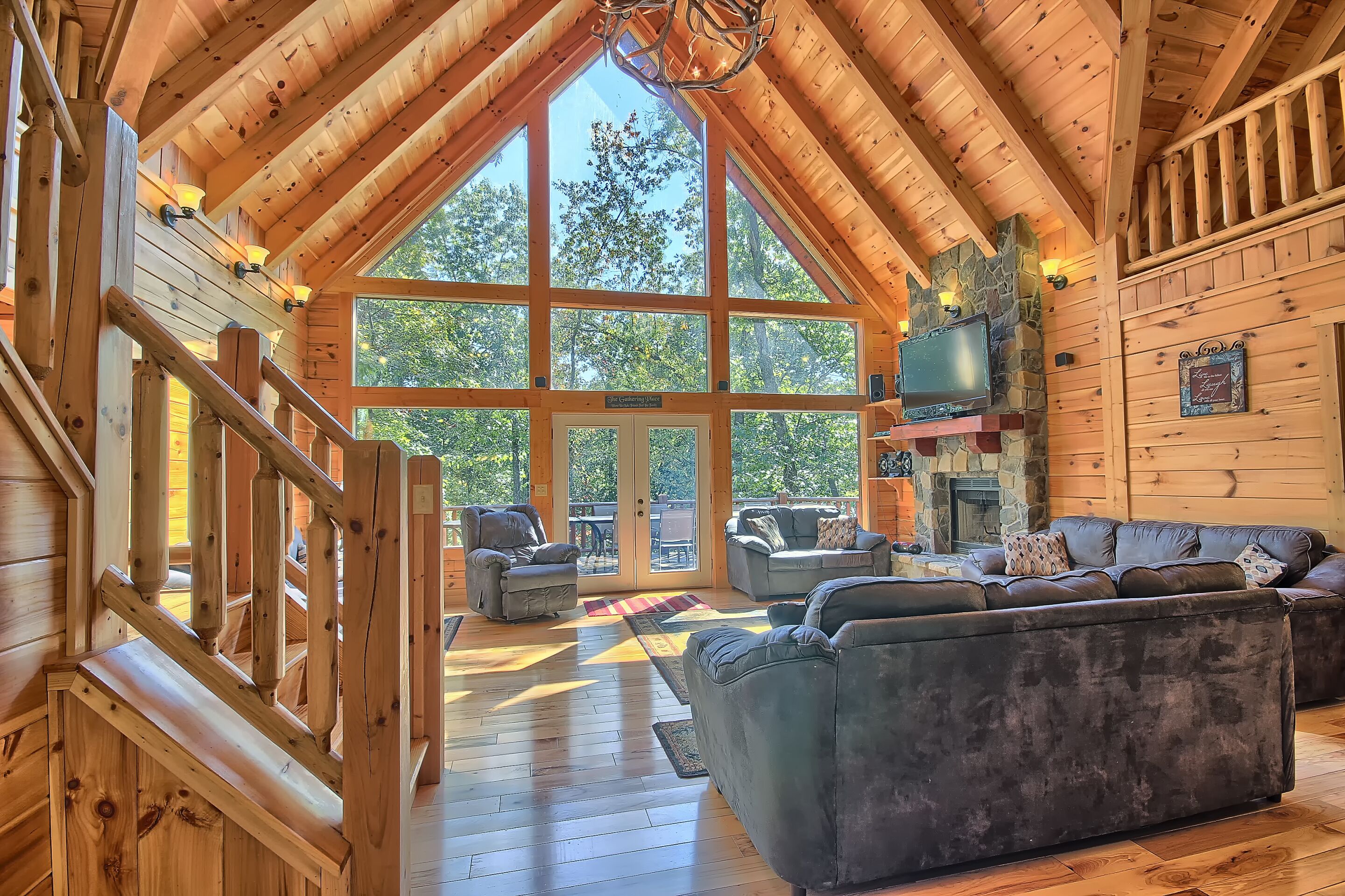 Cheminée, lecteur de DVD