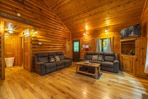 TV, fireplace, DVD player