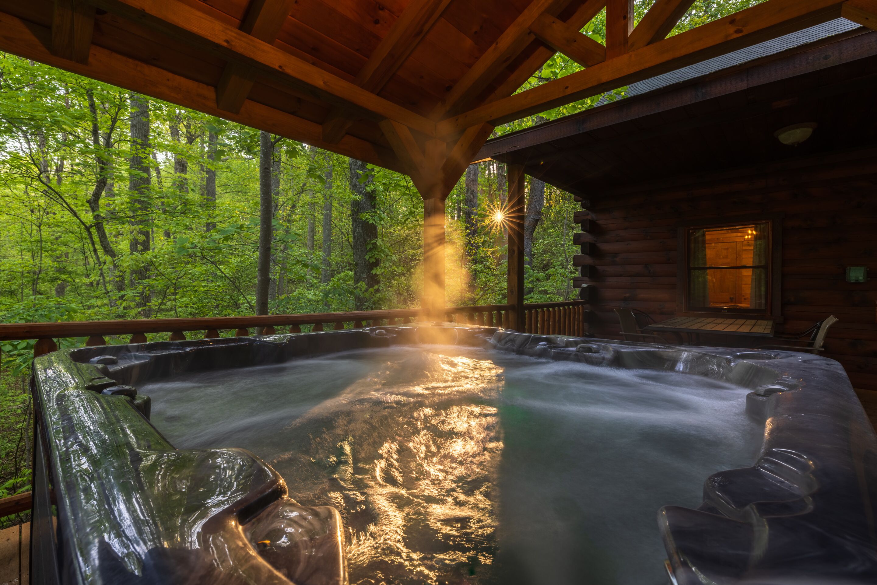Bain à remous extérieur