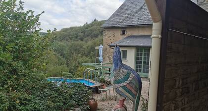 French dog friendly gite adjacent to a farmhouse converted as a residence.