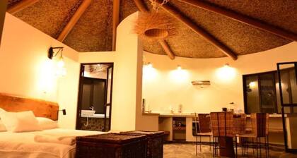 Small Round House with Living Roof