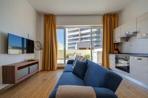 Suite – panorama | Safe på rommet, lydisolert, strykejern/-brett og wi-fi (inkludert)