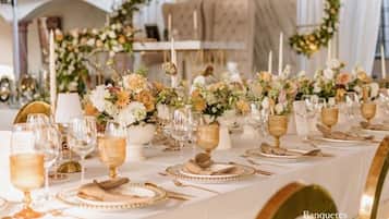 Área de bodas al aire libre