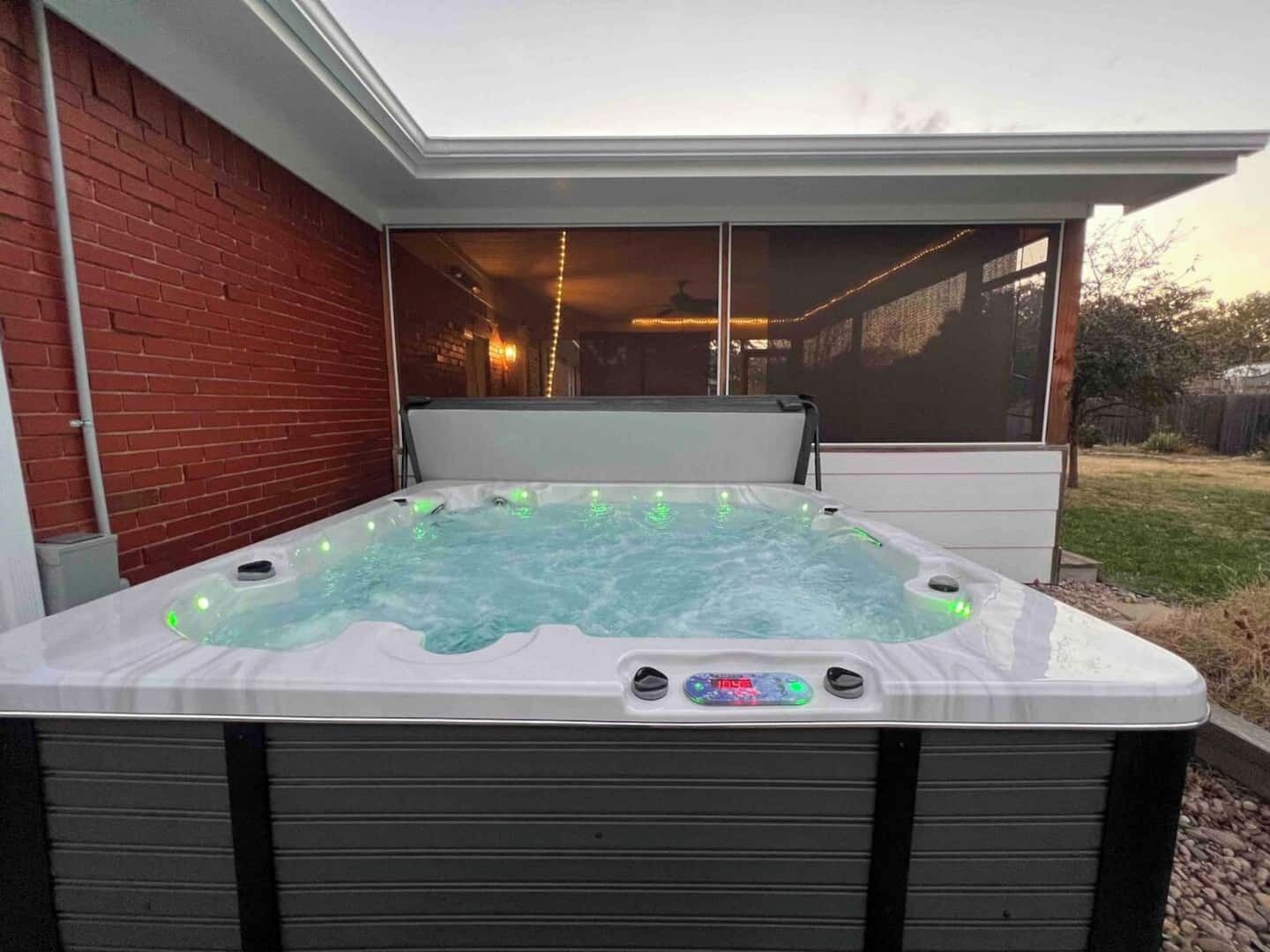 Bain à remous extérieur