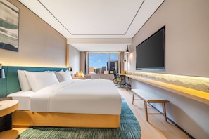 Room, 1 King Bed | Premium bedding, desk, blackout curtains, soundproofing - Hilton Garden Inn Chengdu Kuanzhai Alley (Chengdu)