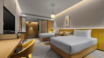 Room, 2 Twin Beds | In-room safe, desk, laptop workspace, blackout drapes