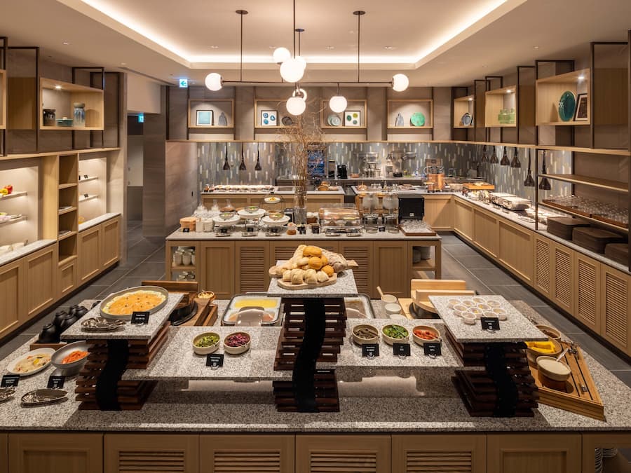 Dagelijks ontbijtbuffet (JPY 3800 per persoon)