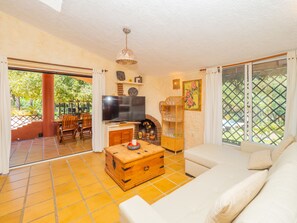 Télévision, cheminée