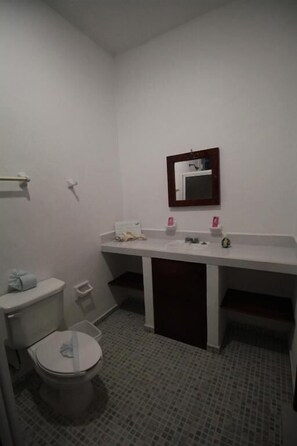 Shower, rainfall showerhead, towels - Villas Roseliz Punta Allen (Punta Allen)