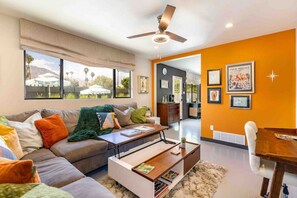 Smart TV, ping pong, books