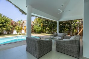 Outdoor pool - Villa Clarissa 6 : Piscine Privée 100 M de la Playa Ballenas (Las Terrenas)