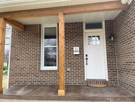 Detalle exterior. Brickway Retreat