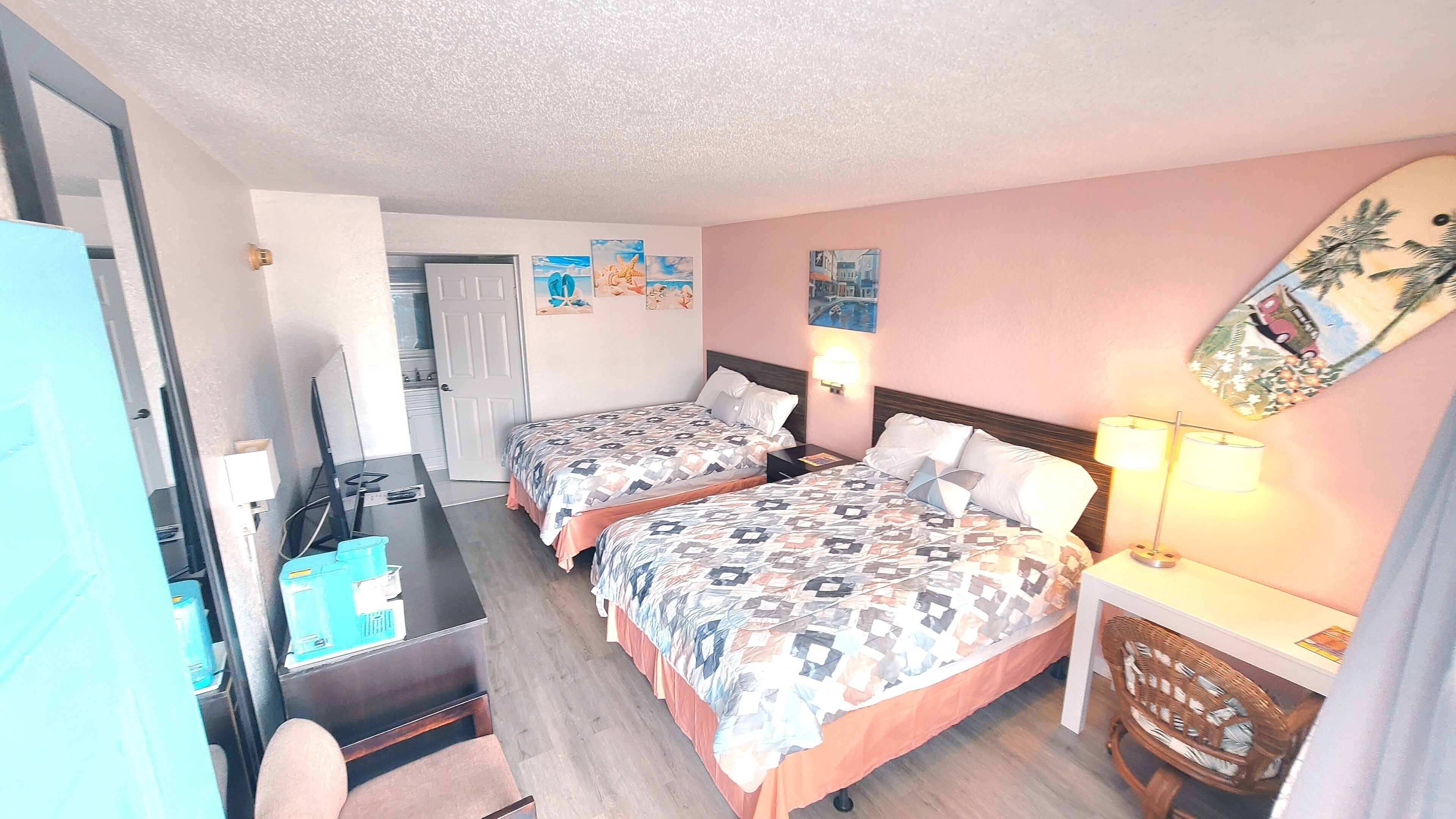 down duvets, free wifi, bed sheets