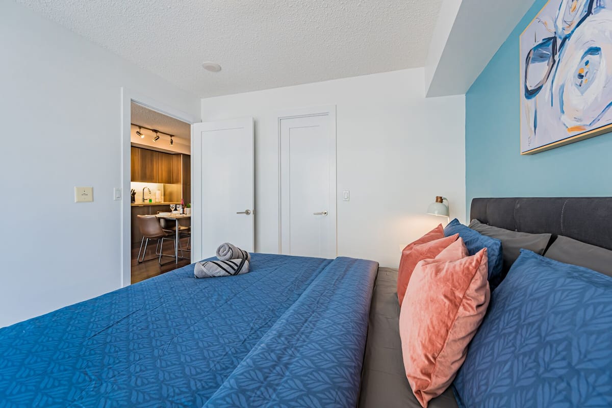 2 habitaciones y sábanas de algodón egipcio
