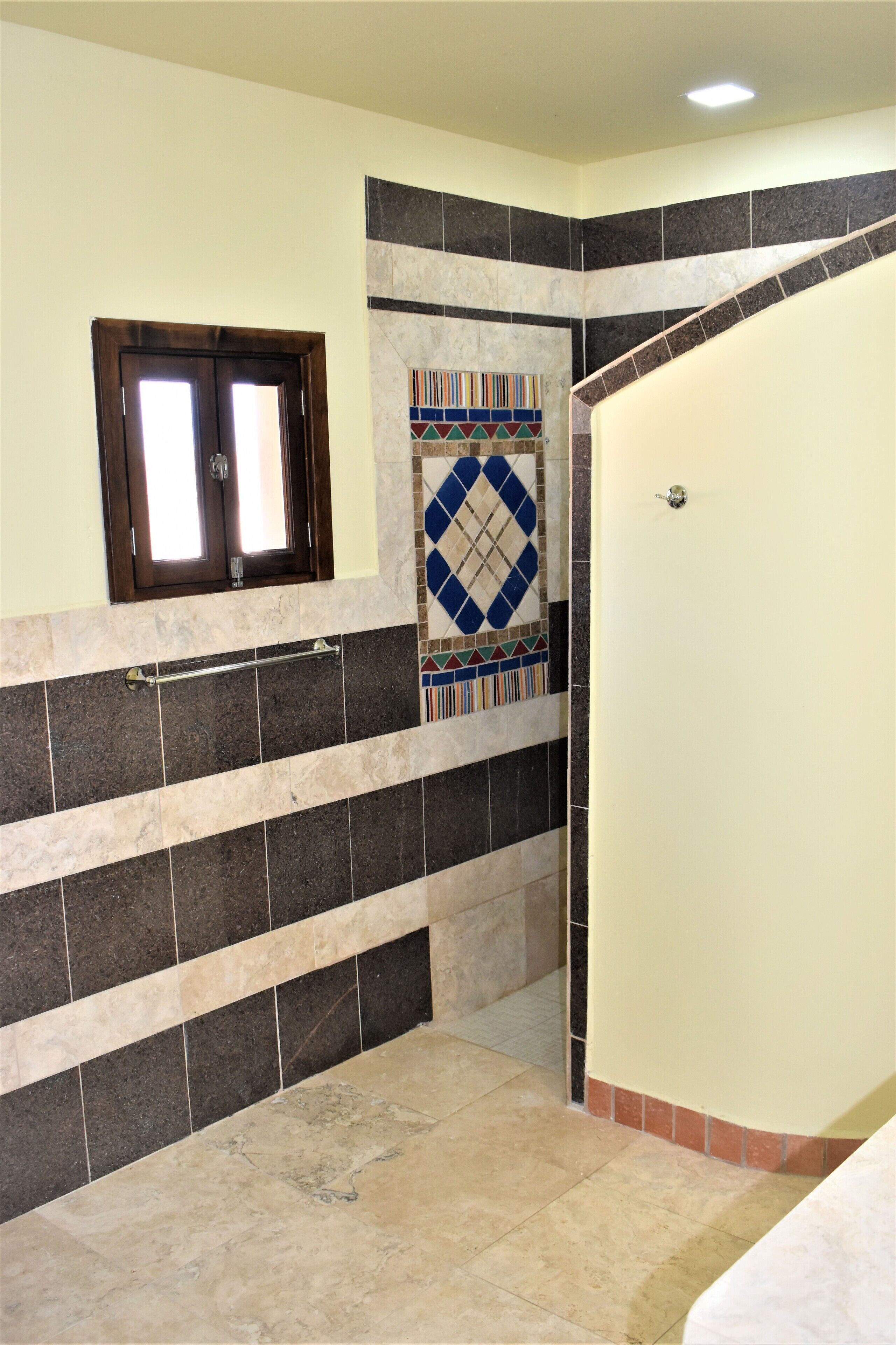 luxury double room | bathroom | shower, free toiletries, towels, soap