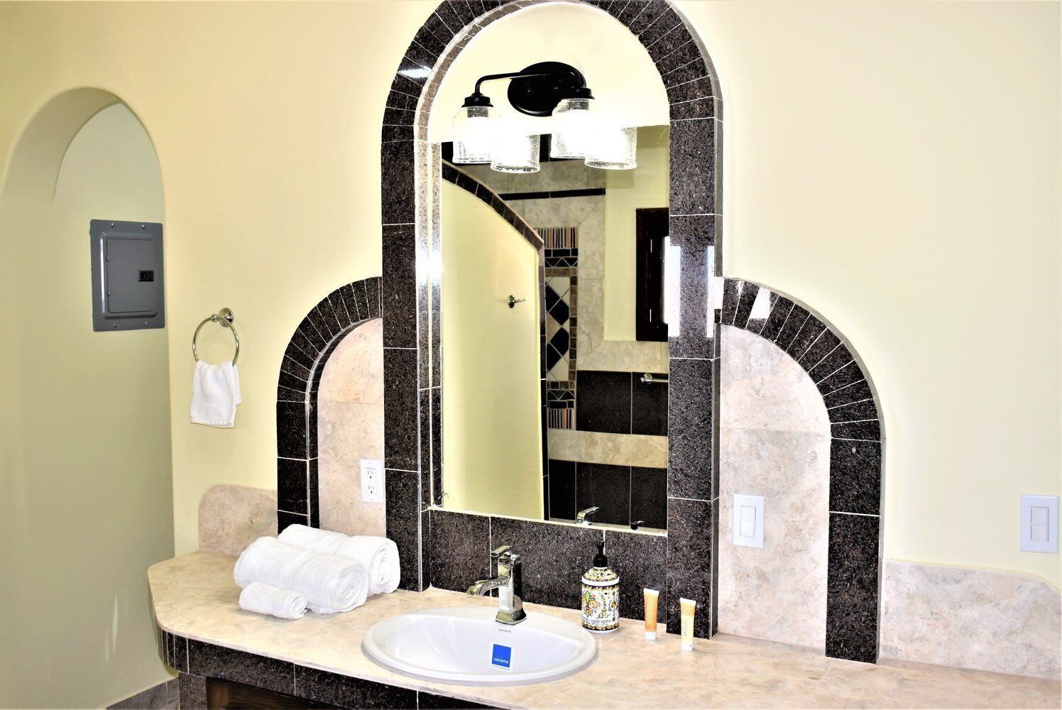 luxury single room | bathroom | shower, free toiletries, towels, soap