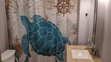 Badekar og hårføner