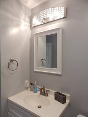 Bañera y secador de pelo