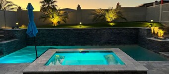 Paradise Oasis | Waterfall Pool & Spa
