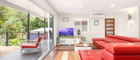 Smart TV, video games, foosball, table tennis