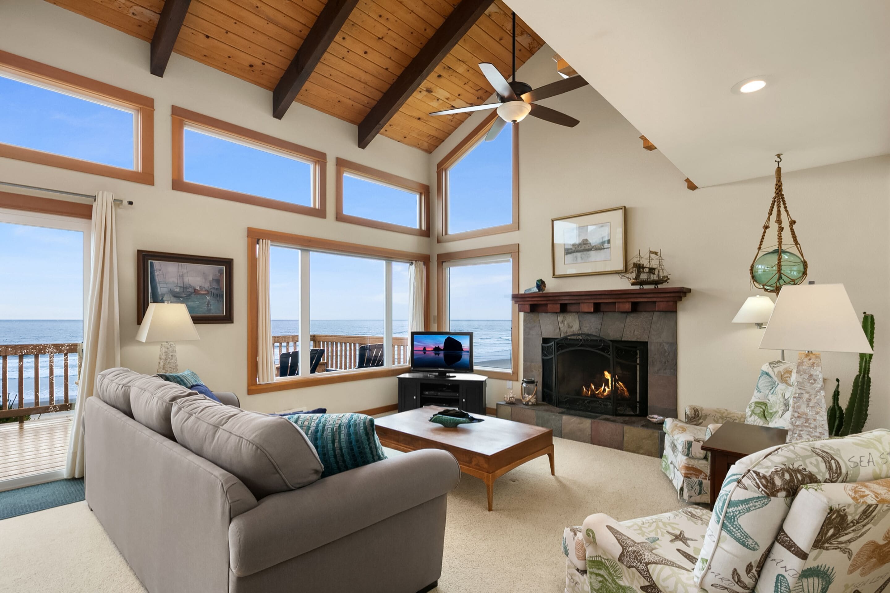 55-inch TV with digital channels, streaming services