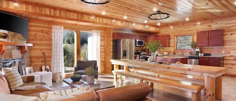 55-inch TV with digital channels, streaming services