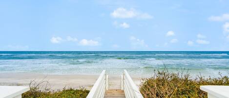 Private beach
