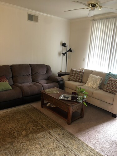 1 bedroom w//private bath at 2 bed apt. Shared kitchen and livingroom 