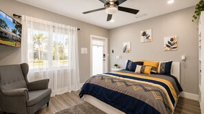 1 habitación, tabla de planchar con plancha, wifi y ropa de cama 