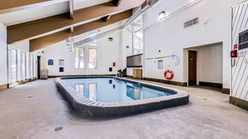 Indoor pool, a heated pool