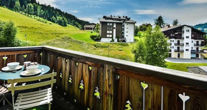 Duplex cosy T2 à proximité des pistes avec parking - 6 pers - La Turche, Les Gets