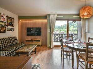 Dining - Duplex T3 in Les Gets - 5 pers, panoramic view, balcony, parking, WiFi (Les Gets)
