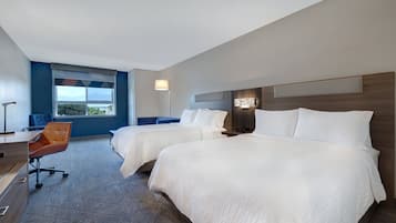 1 svefnherbergi, rúmföt af bestu gerð, skrifborð