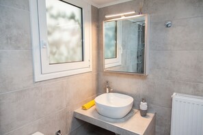 Apartment | Bathroom | Hair dryer, shampoo