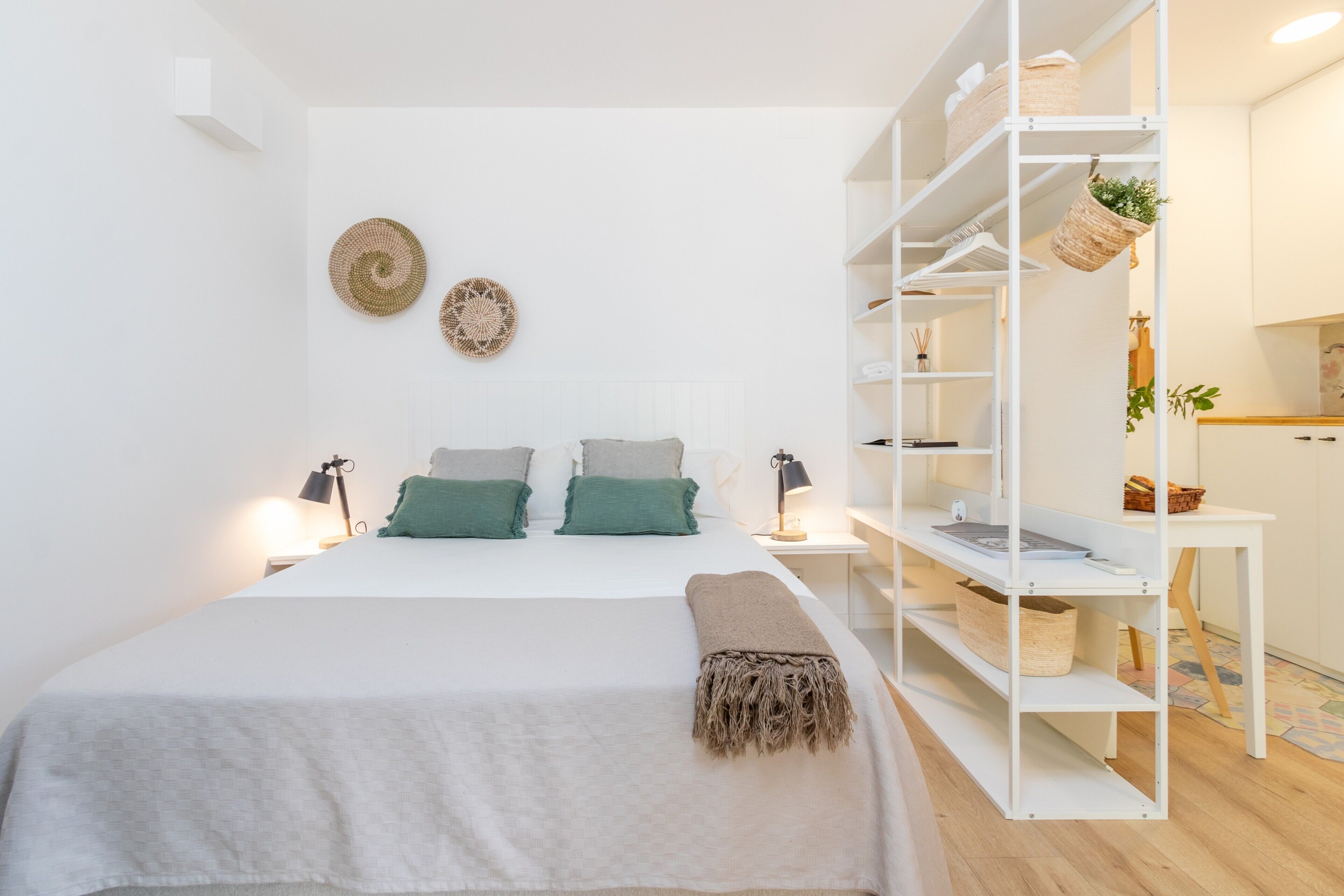 1 slaapkamer, een bureau, een strijkplank/strijkijzer, gratis wifi