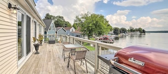 Waterfront Michigan Center Home w/ Boat Dock!