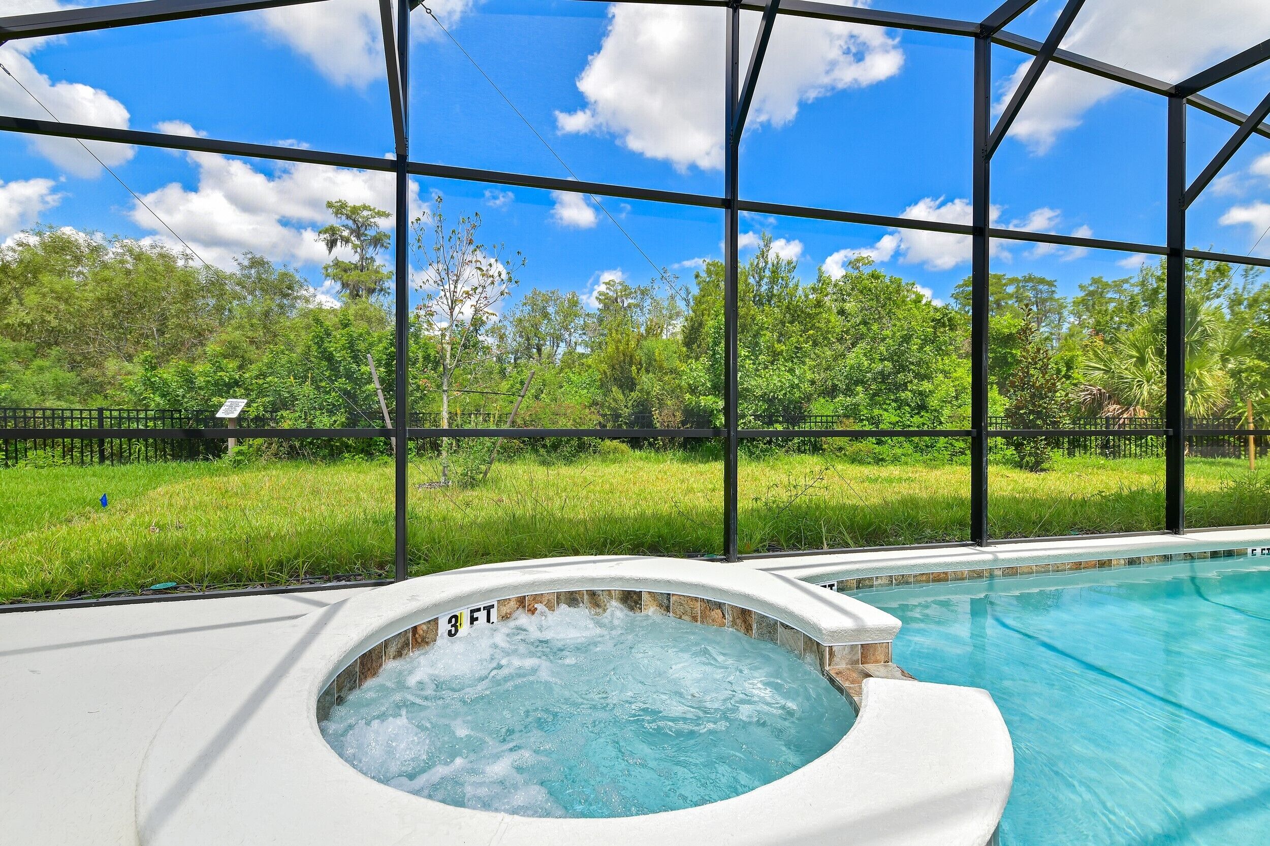 Una piscina climatizada
