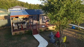 舒適小木屋 | 露台/庭院