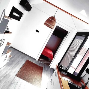 Alpehytte – comfort | 1 soverom, minibar, skrivebord og wi-fi (inkludert)