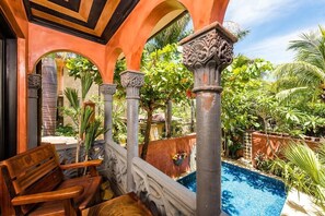 Property grounds - Villas Cerca Del Mar 10, private pool, easy beach access and spacious (Playa Langosta)
