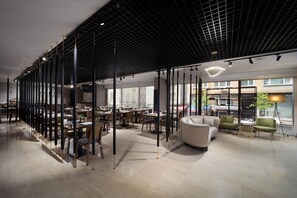 Sittområde i lobbyn