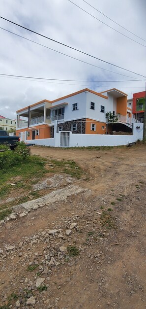 Exterior - New  studio  apartment, ocean view, 10 mins or less to beach,7 mins to Airport. (Basseterre  , St.Peters)