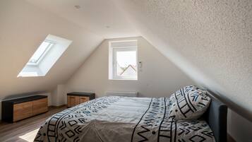 1 chambre, fer et planche Ă repasser, draps fournis